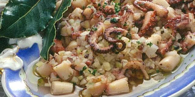 Octopus salad