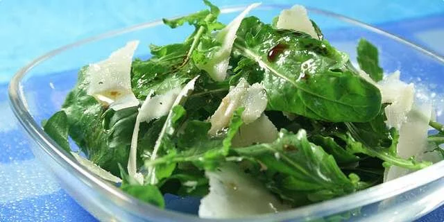 Arugula with parmesan