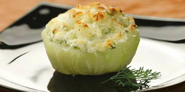 Stuffed kohlrabi