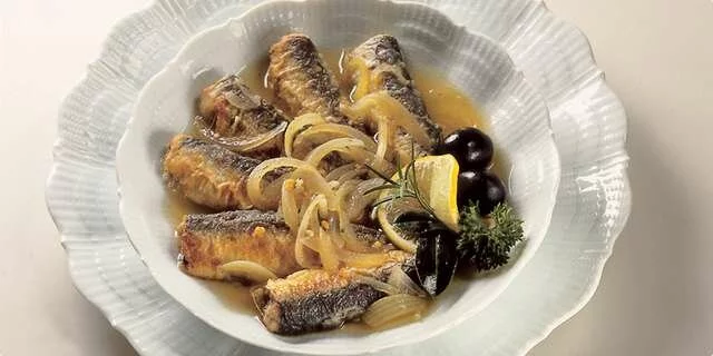 Les sardines savourent l'alla Triestina