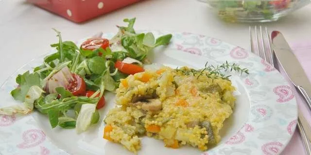 A complex of millet and vegetables