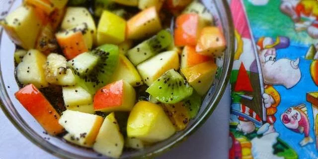 Aderezo para ensalada de frutas