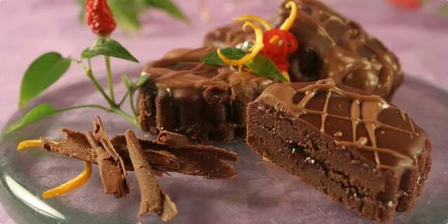 Шоколадное печенье с чили
