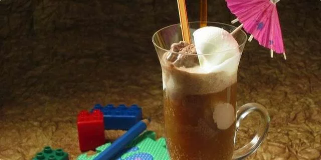 Cocktail mit Eiscreme