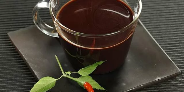 Bebida de chocolate picante