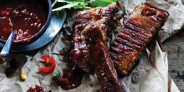 Grilled ribs