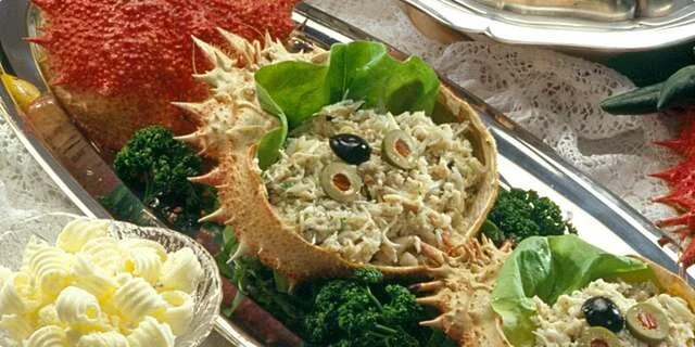 Salada do caranguejo