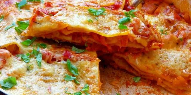30-minute baked lasagna from the pan