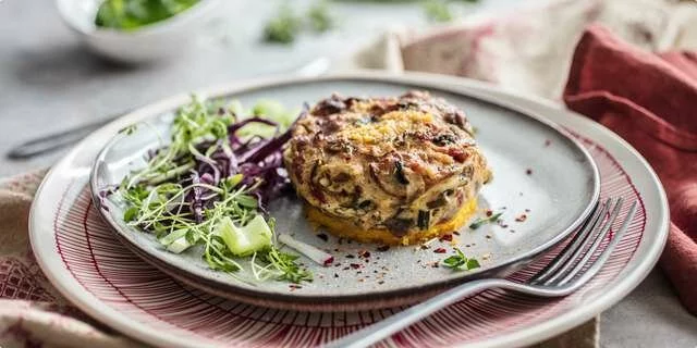 Funghi al forno con formaggio