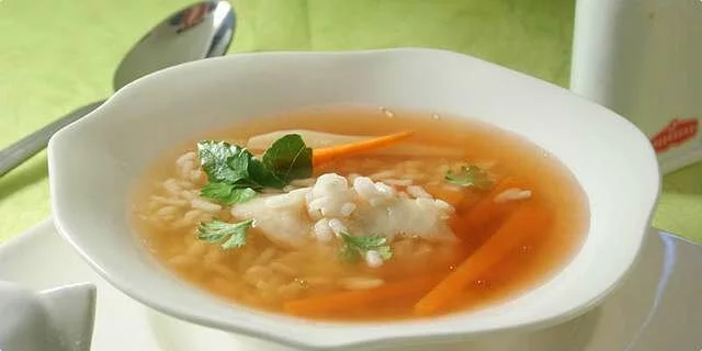 Суп из морского окуня