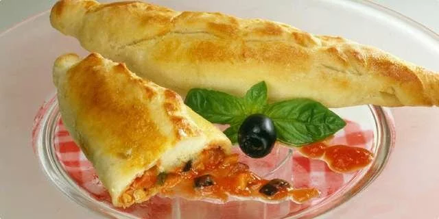 Calzone com vegetais