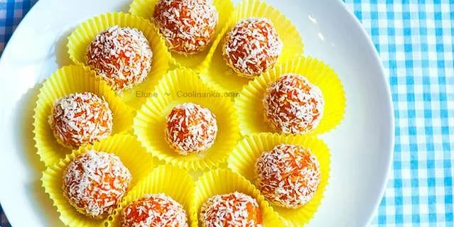 CARROT TRUFFLES - морковное печенье