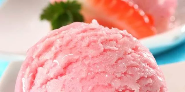 Crème glacée de fraise