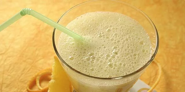 Orange and banana drink