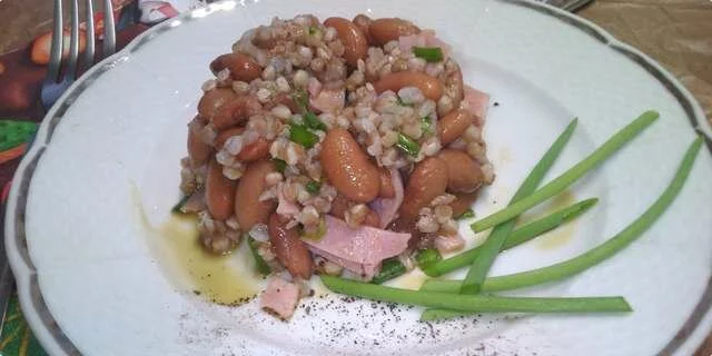 2 in 1 or another unusual bean salad