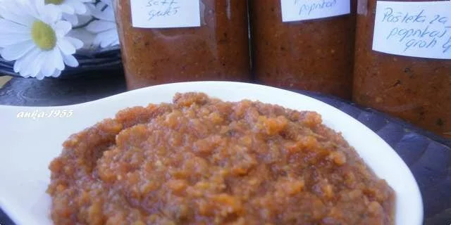 Ajvar de verduras para especias