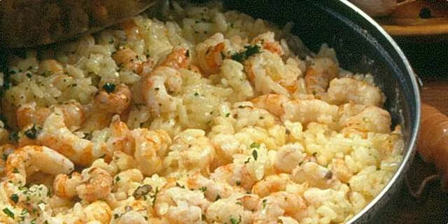 Shrimp risotto