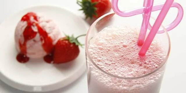 Strawberry milkshake