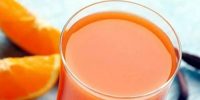 Carrot and apple juice