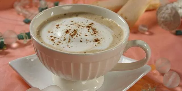 Capuchino con leche de soja