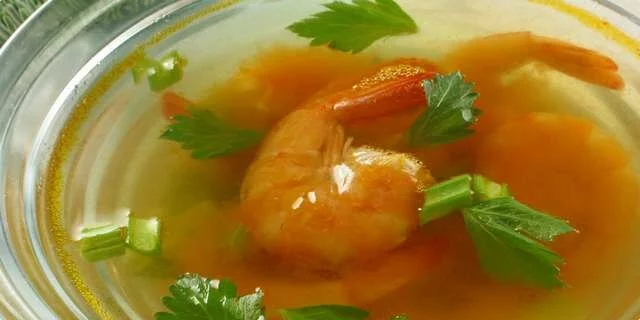 Sopa de camarones