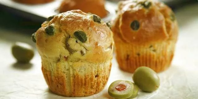 Muffins con sabor mediterráneo