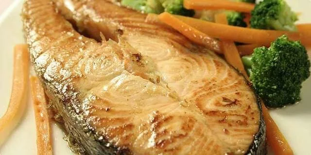 Marinated salmon