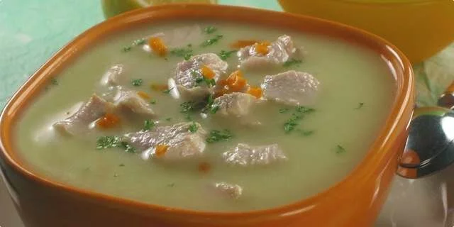 Invigorating chicken soup