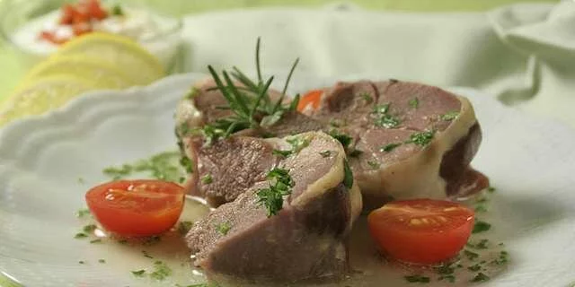 Lamb with parsley