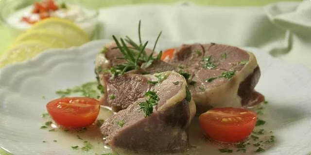 Agneau avec le persil