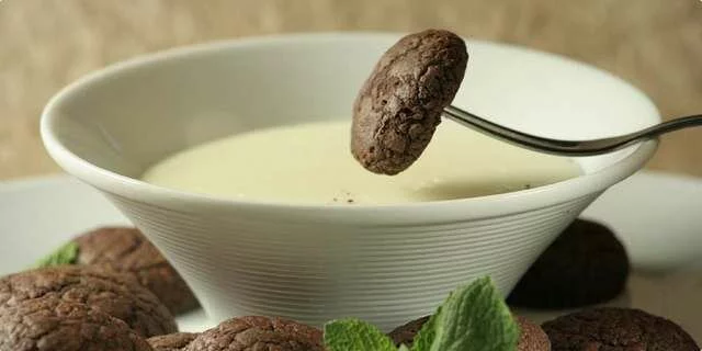 Fondue de menthe poivrée