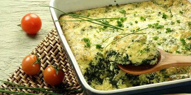 Gratinated chard