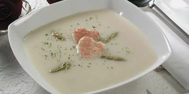 Crème de soupe à asperge