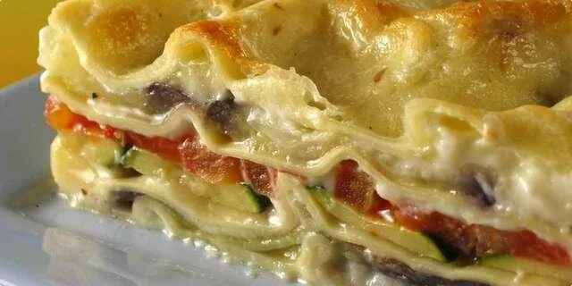 Lasagne avec des légumes