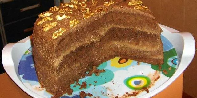 Choco - ореховый торт (дорогие крестные)