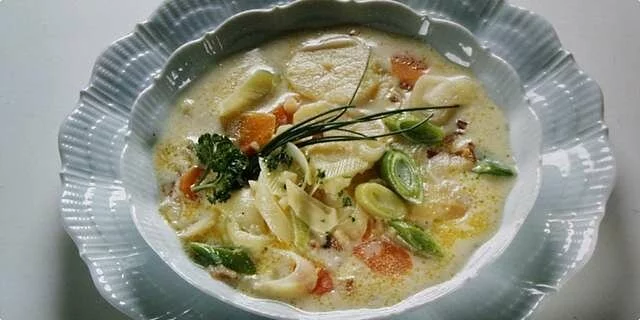 Soupe à poireau d'alliage